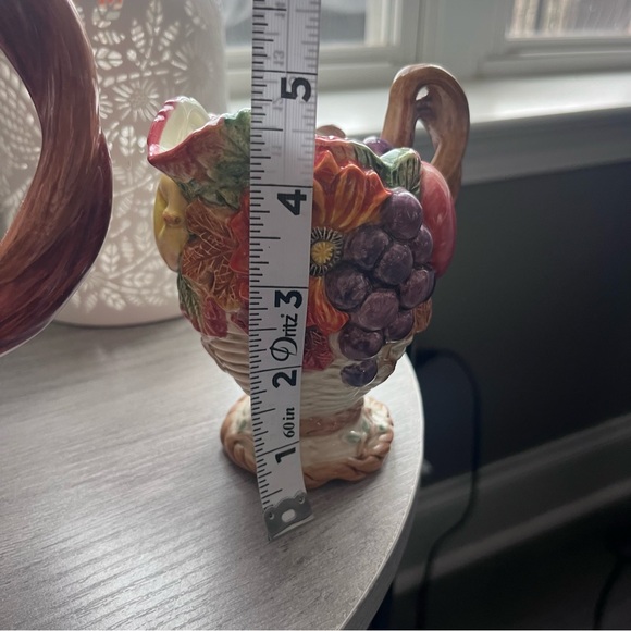 Fitz and Floyd Harvest Thanksgiving Turkey Teapot with Creamer & Sugar Bowl - Picture 12 of 16